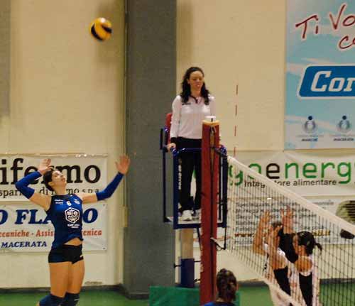 Corplast Corridonia-Caf Acli Stella Rimini 3-1 (25-16, 24-26, 25-23, 25-20).