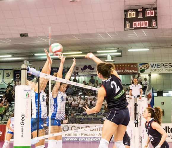 MyCicero Pesaro - Entu Olbia 3-0 (25-14; 25-11; 25-16)