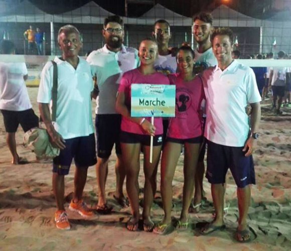 Trofeo delle regioni beach volley: bottino pieno per le marche alla prima giornata