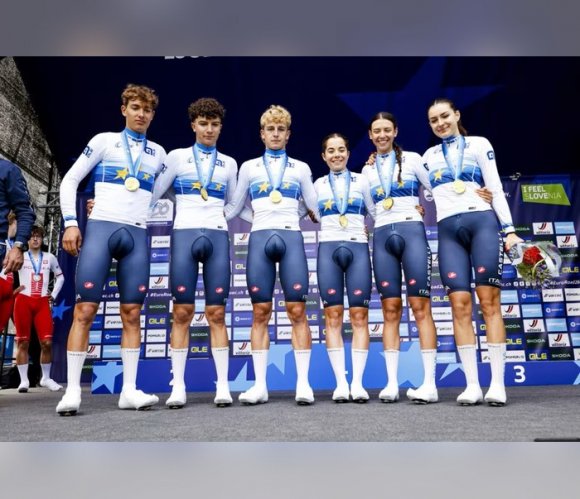 Matilde Rossignoli (Bft Burzoni VO2 Team Pink) regina d'Europa