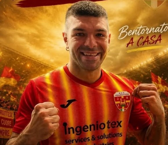 La Venarottese riabbraccia il suo bomber