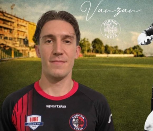 Il terzino Nicola Vanzan firma con l'Aurora Treia