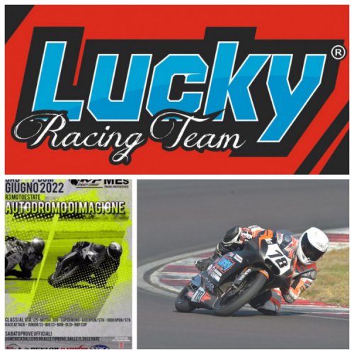 Andrea Raimondi portacolori del Lucky Racing Team scalda i motori per il terzo round del MEs.