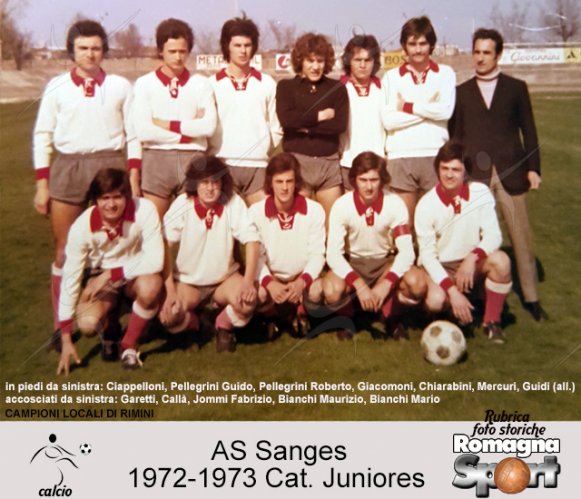 FOTO STORICHE - Juniores Sanges 1973-74