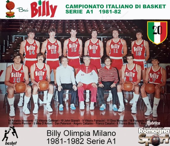 FOTO STORICHE - Billy Milano 1981-82