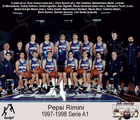 FOTO STORICHE - Pepsi Rimini 1997-98