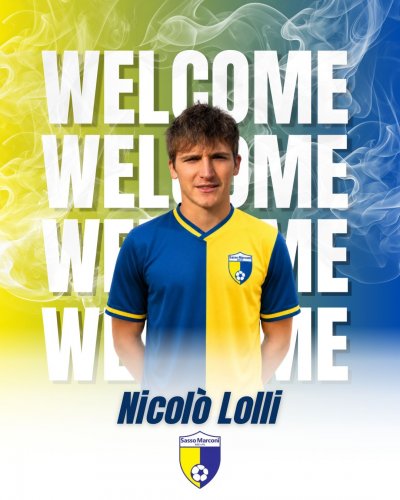 Sasso Marconi : Nicolo' Lolli e' il primo arrivo ufficiale