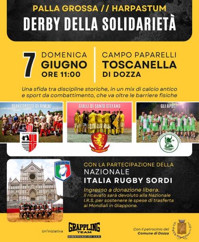 'Palla Grossa // Harpastum: il derby della solidariet�'