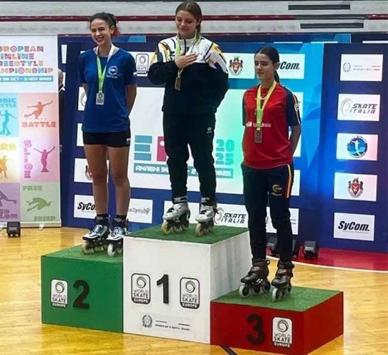 Matilde Terenzi porta San Marino sul podio europeo di Inline Freestyle