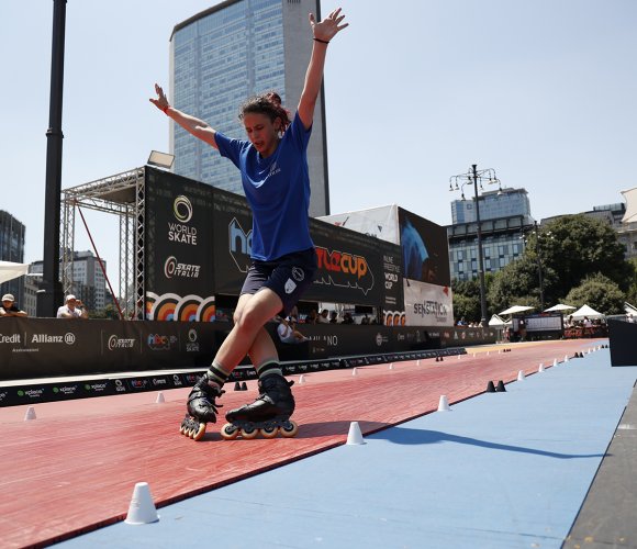 Matilde Terenzi vince la "Hero battle Cup Qualification" nella Slide