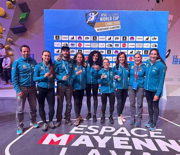 Il para climbing italiano risplende