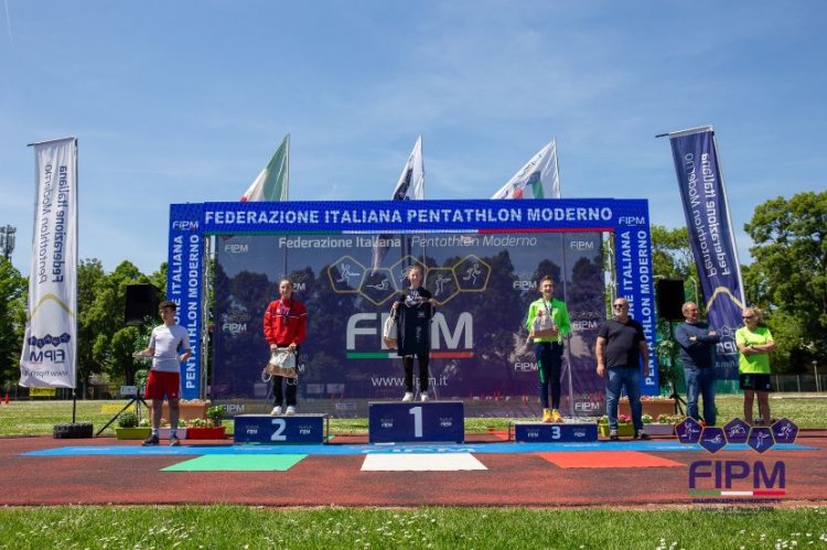 Giorgio Micheli e Giorgia Agazzotti Campioni Italiani Junior di Pentathlon Moderno