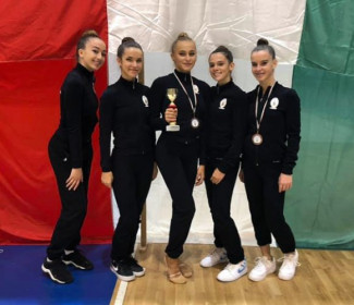 Ginnastica Ritmica - Riparte con 4 medaglie e 4 ginnaste qualificate al campionato nazionale Gold la stagione per Edera Ravenna