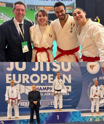 Ju Jitsu: i Campionati Eurepei a Creta