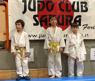 I giovanissimi judoka di Polisportiva Riccione e l'approccio alle prime competizioni