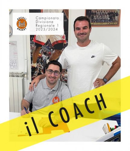 Ascoli Basket si assicura coach Francesco Pasquali