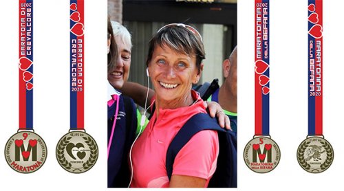 Crevalcore 2020: la madrina Emma Scaunigh presenta le medaglie di Maratona e Mezza