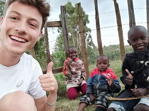 Simone Colombini in Kenya