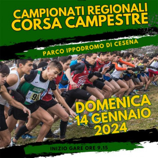 Domenica 14 al Parco Ippodromo Cesena i Campionati Regionali di corsa campestre