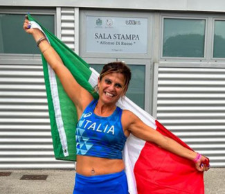 Cristina Sanulli  l'atleta master dell'anno della Federazione Italiana Di Atletica Leggera