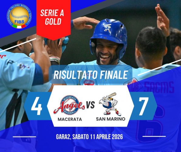 Hotsand Macerata - San Marino Baseball  4-7