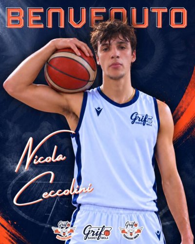 Nicola Ceccolini � un nuovo giocatore della Grifo Basket Imola