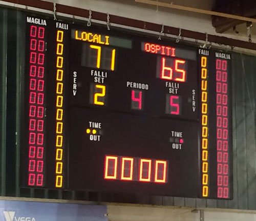 Malloni Basket PSE  Ortona Basket 71-65