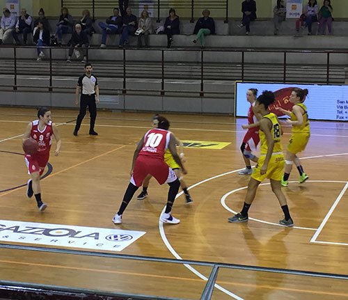 Fanola San Martino di Lupari - B.ethic Bonfiglioli Ferrara 55-60 (18-20, 32-31, 42-49)