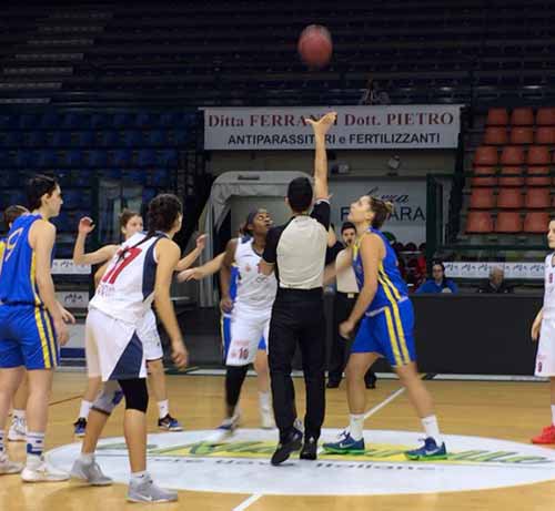 B.ethic Ferrara vs Defensor Viterbo 68-38 (18-5, 38-18, 59-32)