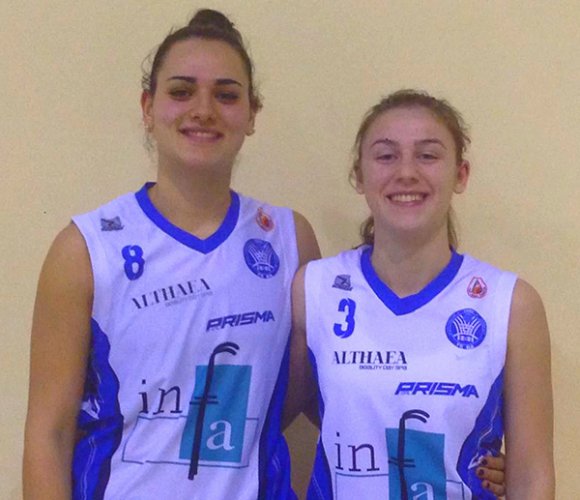 Giorgia Bocola ed Alessandra Orsili all'europeo under 18 femminile
