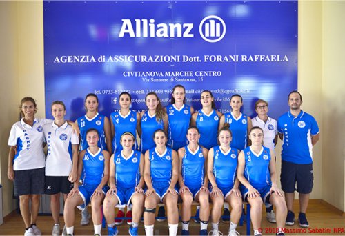 Cestistica azzurra Orvieto – Feba Civitanova Marche 51-79
