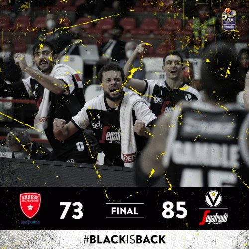 LBA, 5 giornata: Openjobmetis Varese &#8211; Virtus Segafredo Bologna: 73 &#8211; 85