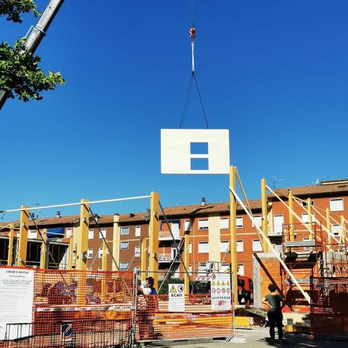 Virtus Medicina : Procedono i lavori per la costruzione della Nuova Palestra Scolastica di Medicina.