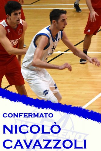 Polisportiva Nazareno Basket Carpi : Confermato Nicolò Cavazzoli !!!