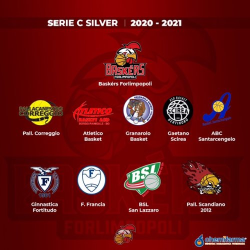 Elenco delle squadre che parteciperanno al campionato di serie C Silver 2020/2021.