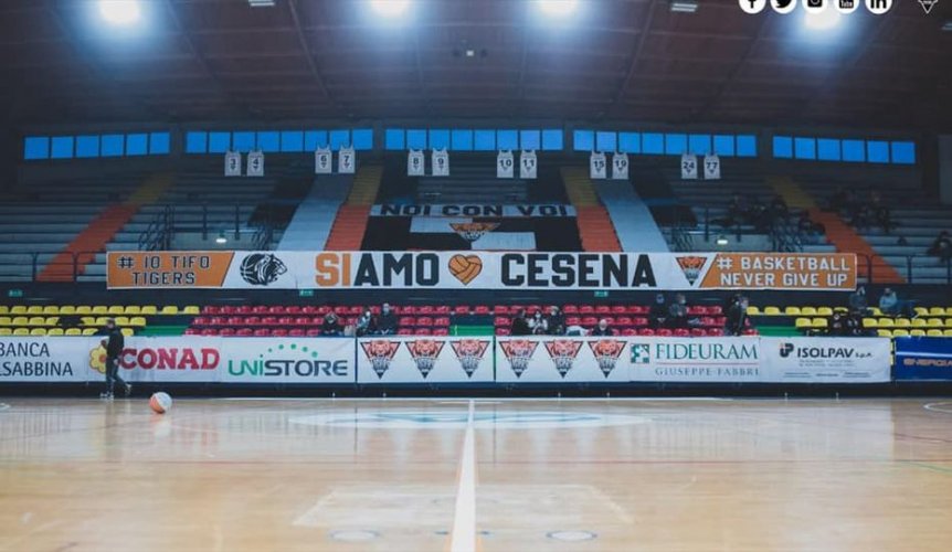 Rinviata a data da destinarsi Tigers Cesena vs Andrea Costa Basket Imola