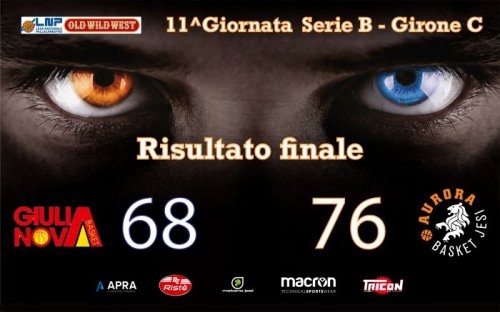 Giulianova Basket 85 vs Aurora Basket Jesi 68 - 76