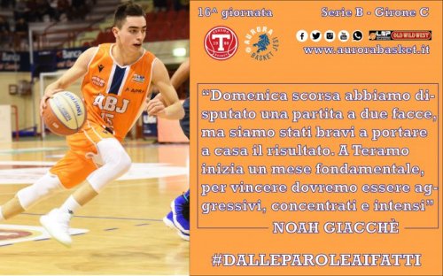 Pre - gara Teramo vs Aurora Basket Jesi