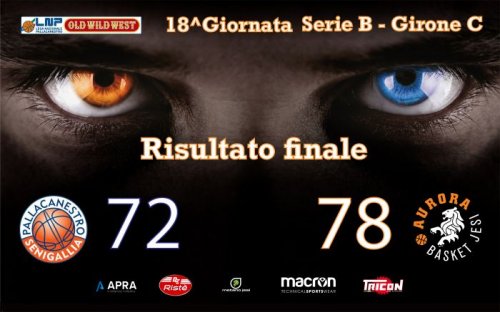 Goldengas Pallacanestro Senigallia - Aurora Basket Jesi 72-78