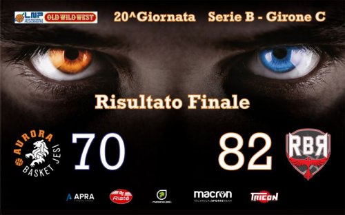 Aurora Basket Jesi - Albergatore Pro Rinascita Basket Rimini 70-82 (23-24, 20-23, 10-18, 17-17)