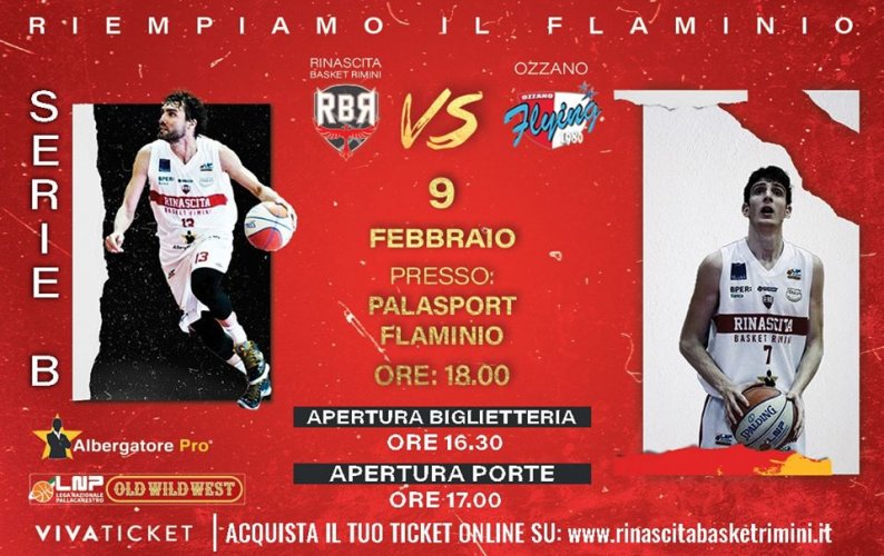 Pre - gara : Rinascita Basket Rimini - New Flying Balls Ozzano