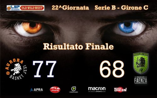 Aurora Basket Jesi - Rekico Faenza 77-68