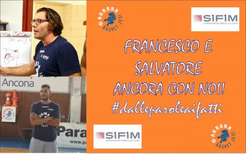 L'Aurora Basket Jesi ha il suo Staff Tecnico : con Ghizzinardi ci saranno Francioni e Cagnazzo ,confermato anche alla guida del Settore Giovanile
