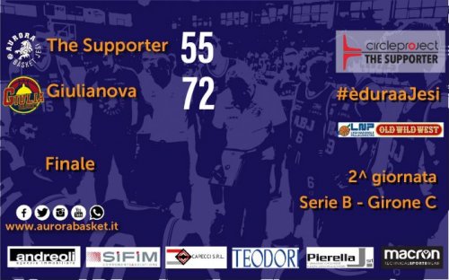 The Supporter Jesi - Giulia Basket Giulianova 55-72 (15-11, 17-30, 8-14, 15-17)