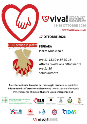Sport e salute: la Despar 4 Torri  Ferrara  scende in campo con il 118 e l’Ausl di Ferrara