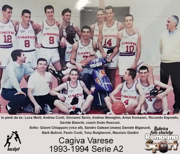 FOTO STORICHE - Cagiva Varese 1993-94