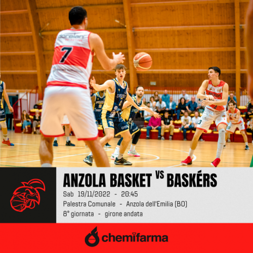 Preview Anzola Basket vs Chemifarma Baskérs Forlimpopoli
