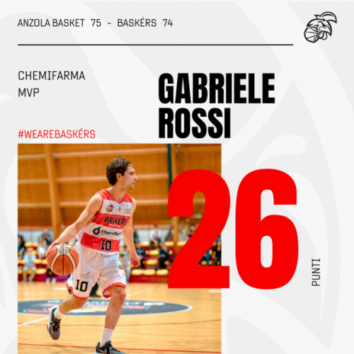 A.S.D. Anzola Basket - Chemifarma Baskérs Forlimpopoli   75-74
