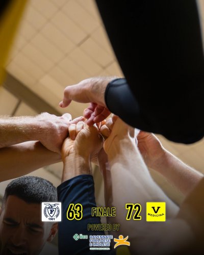 S.G. Fortitudo Bologna  63 Virtus Medicina  72  (19-15; 36-38; 51-55)