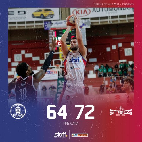 2B Control Trapani vs Staff Mantova 64-72